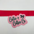 1.5 inch Moonstitch- Shocking Pink/Light Pink