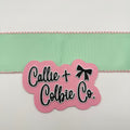 2.5 inch Moonstitch- Pastel Green/Light Pink
