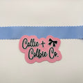 1.5 inch Wavy Edge- Bluebird