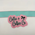 1.5 inch Moonstitch- Aqua/Lt. Pink