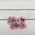 2.5 inch Moonstitch- White/Purple