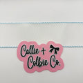 2.5 inch Moonstitch- White/Light Blue