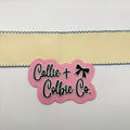 2.5 inch Moonstitch- Ivory/Bluebird