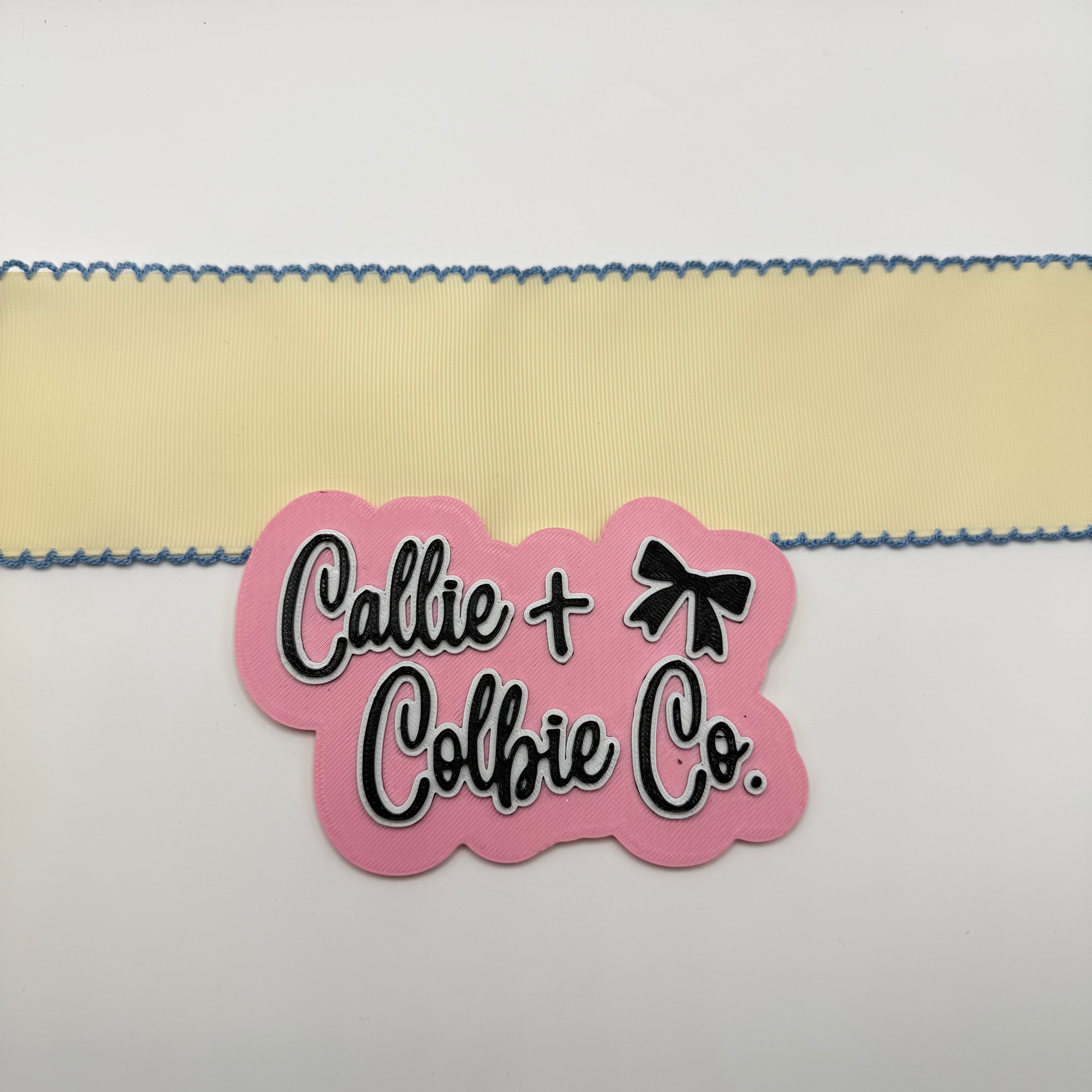 2.5 inch Moonstitch- Ivory/Bluebird