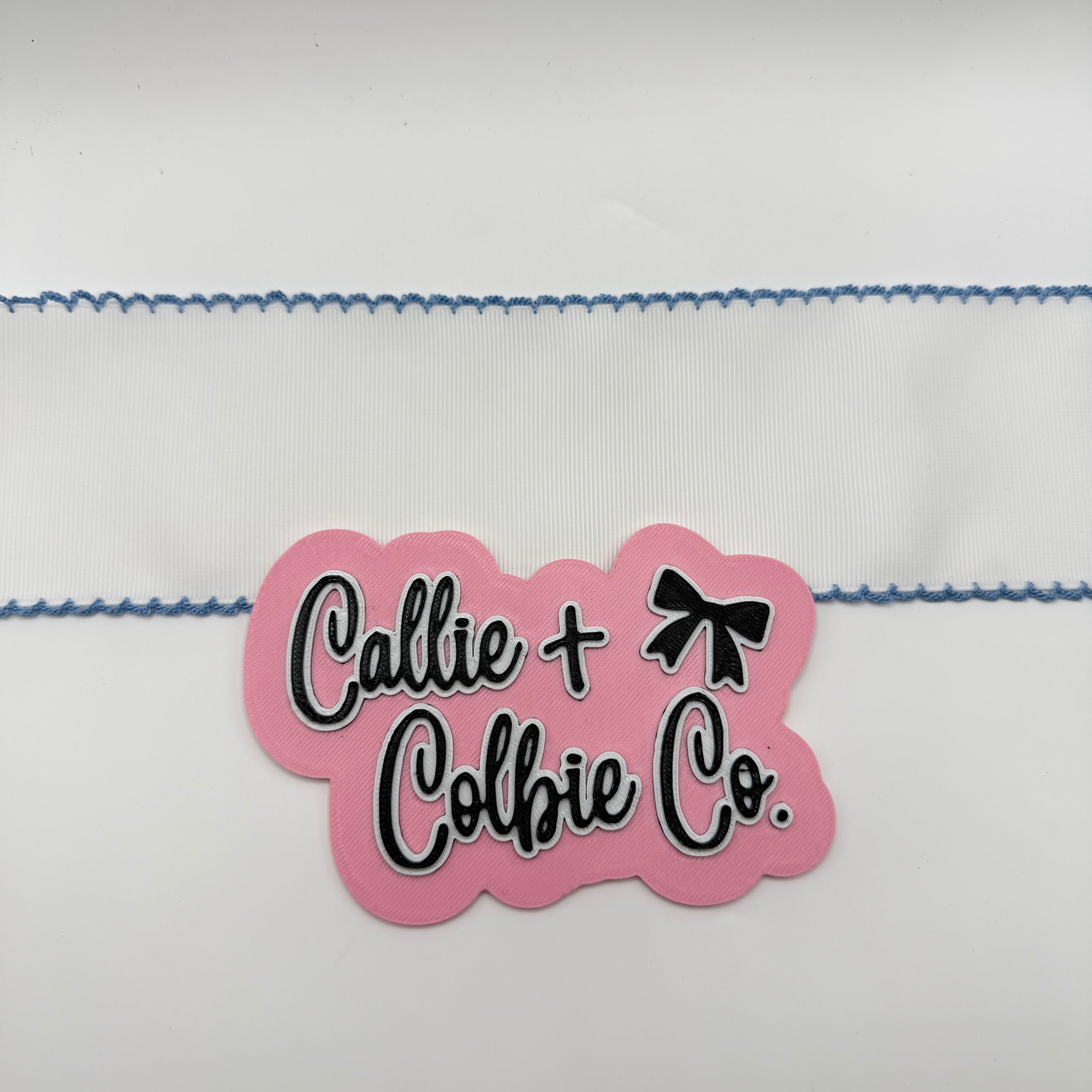 2.5 inch Moonstitch- White/Bluebird