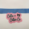 1.5 inch Wavy Edge- French Blue