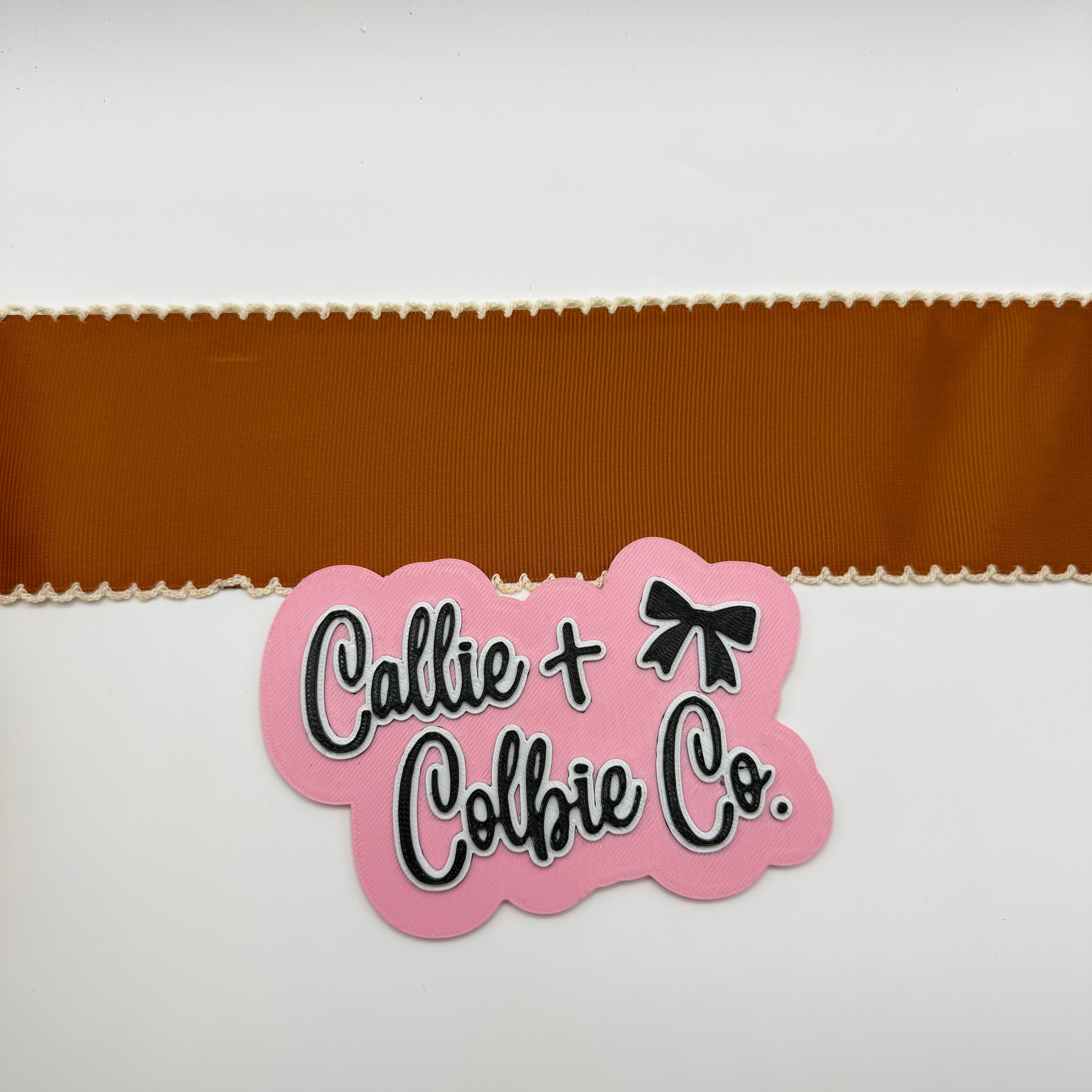 2.5 inch Moonstitch- Copper/Ivory