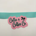 1.5 inch Wavy Edge- Aqua
