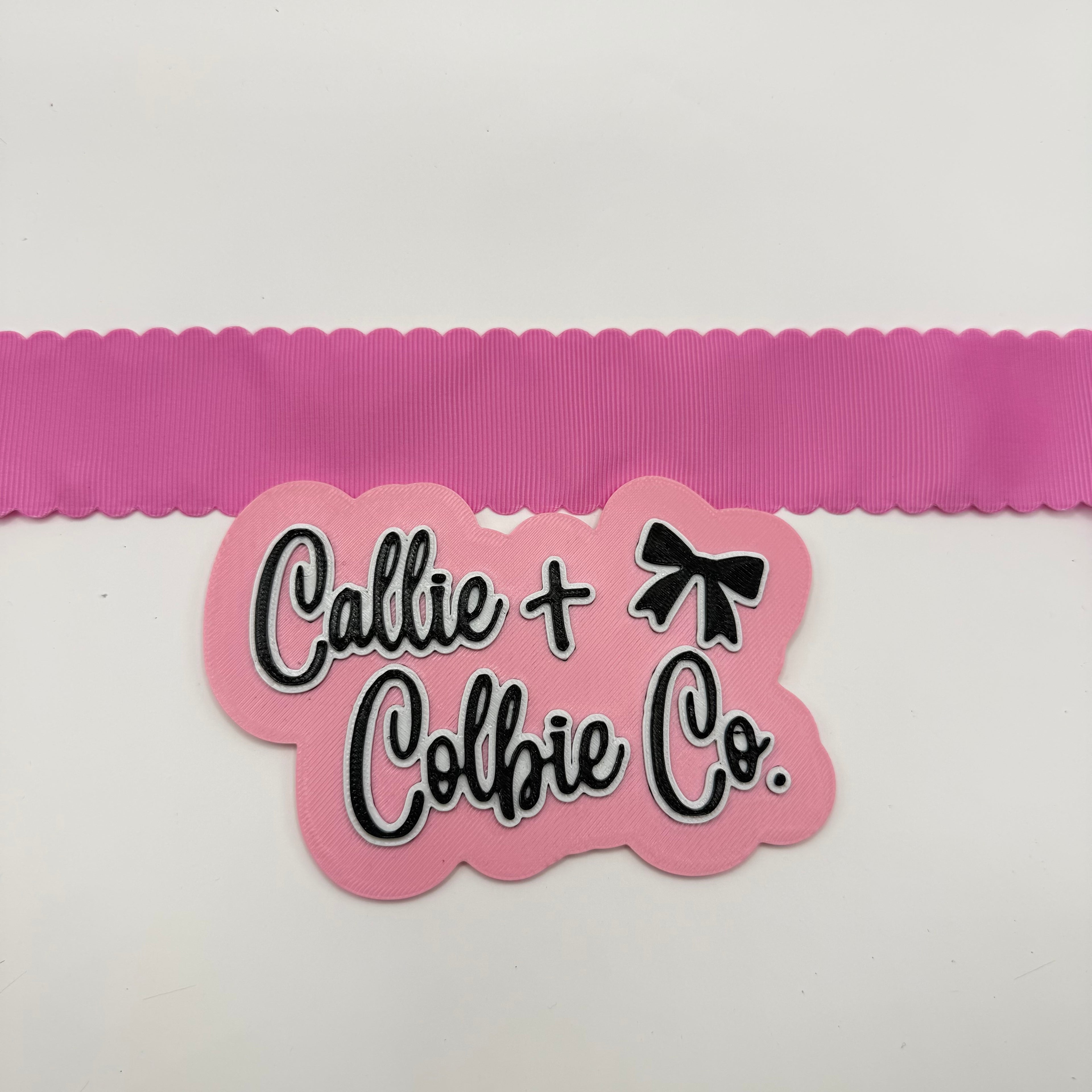 1.5 inch Wavy Edge- Rose Bloom