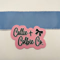 2.5 inch Moonstitch- French Blue/White