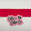 2.5 inch Moonstitch- Shocking Pink/Light Pink