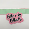 1.5 inch Moonstitch- Pastel Green/Lt. Pink