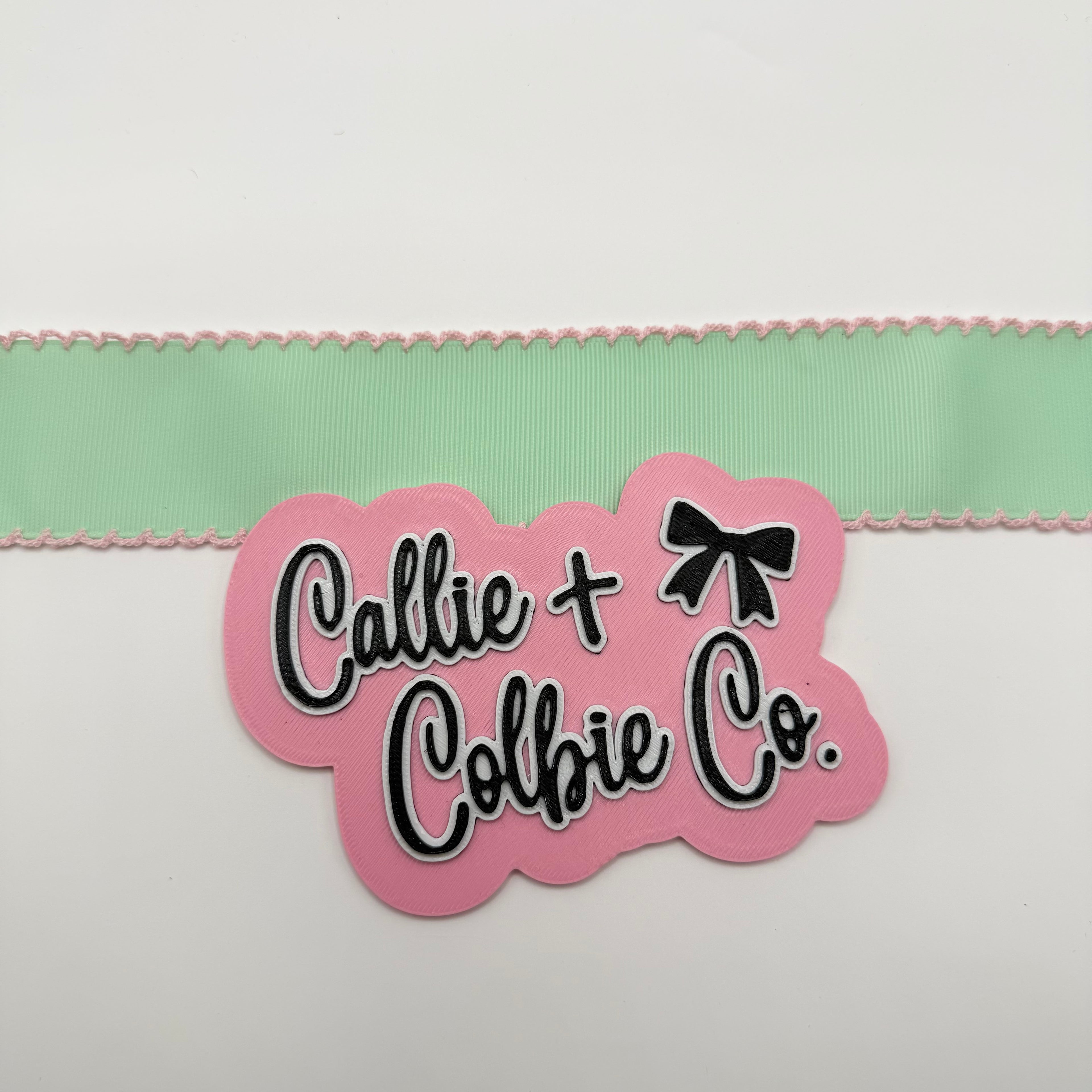 1.5 inch Moonstitch- Pastel Green/Lt. Pink