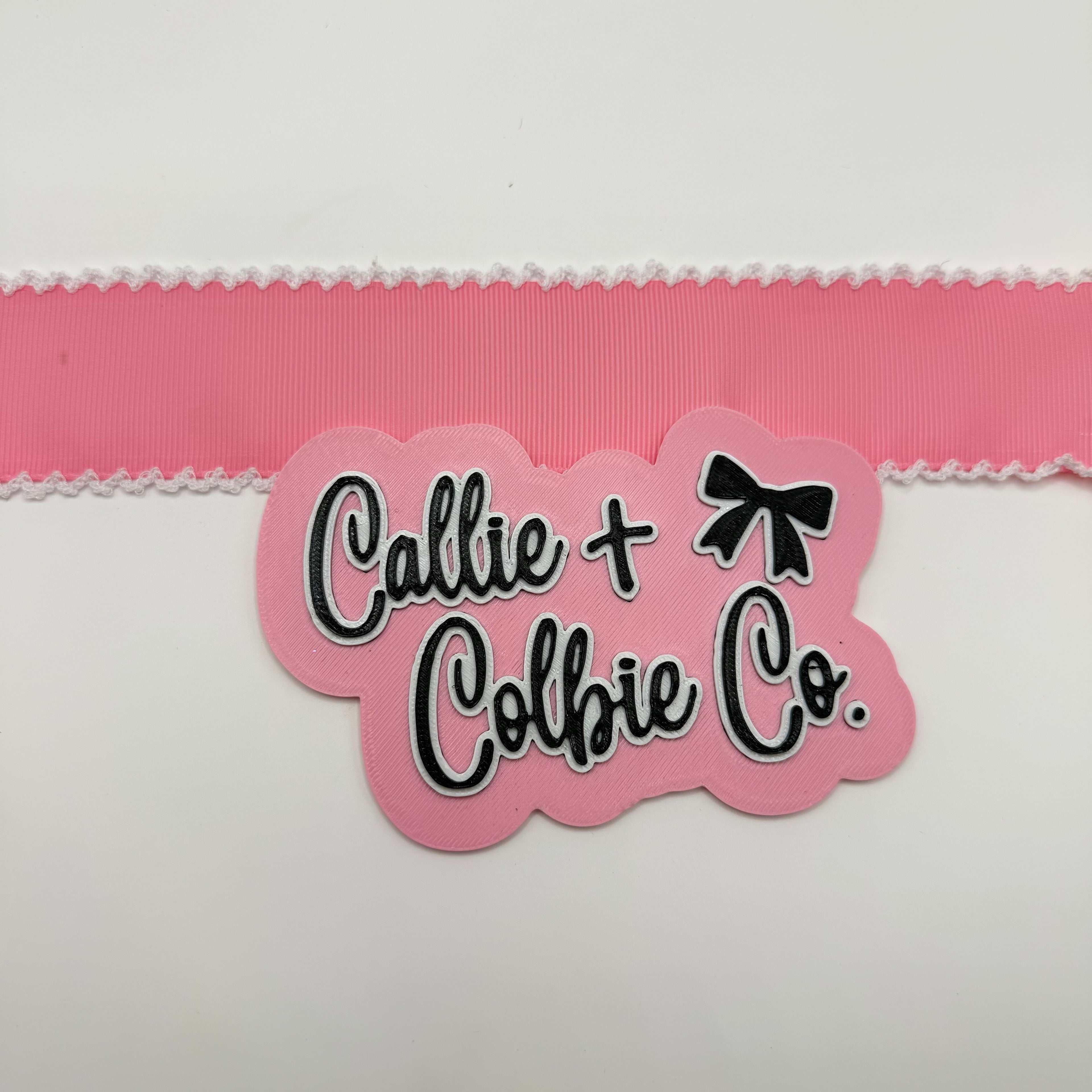 1.5 inch Moonstitch- Sherbert/White