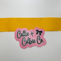 2.25 Wavy Edge- Yellow