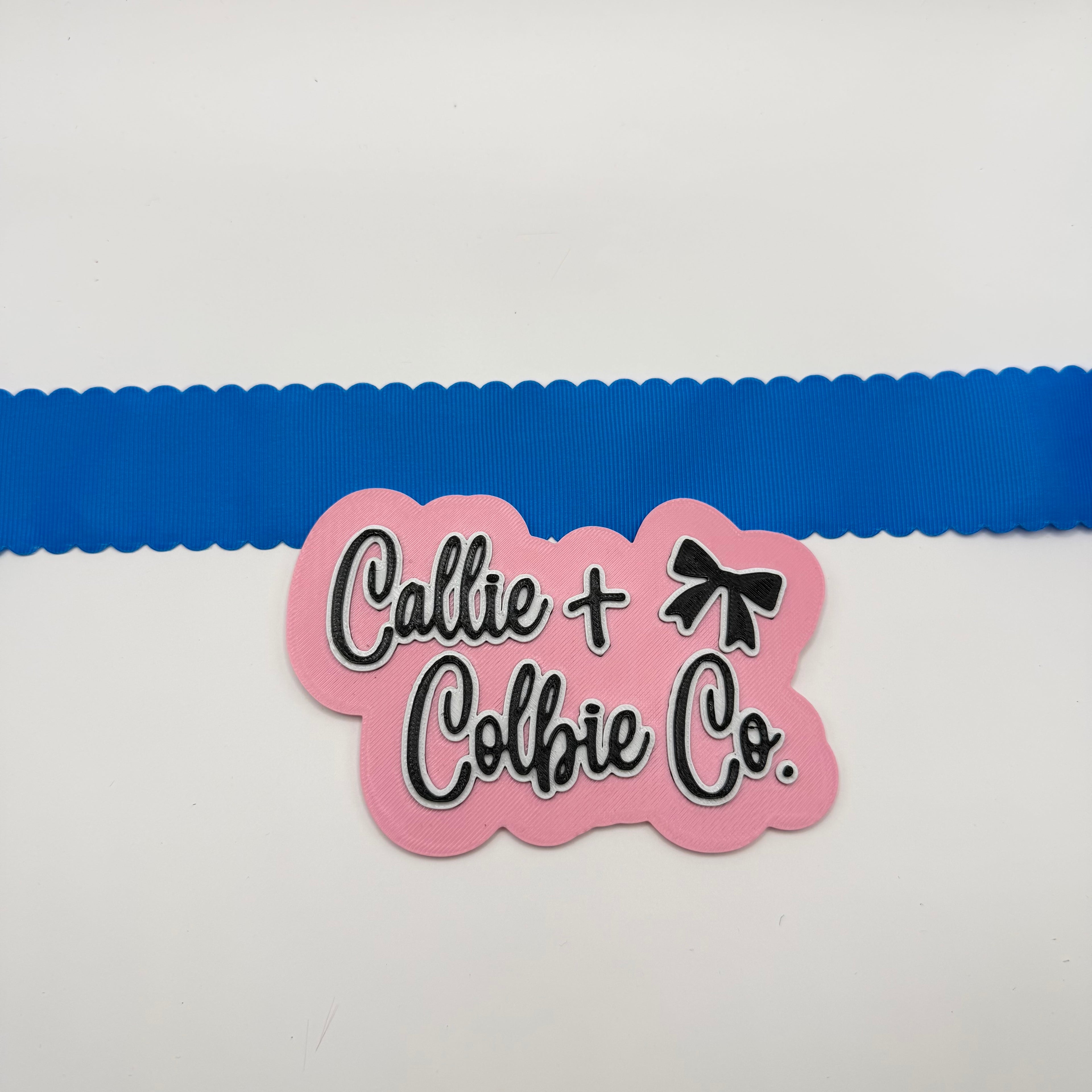 1.5 inch Wavy Edge- Aegean Blue