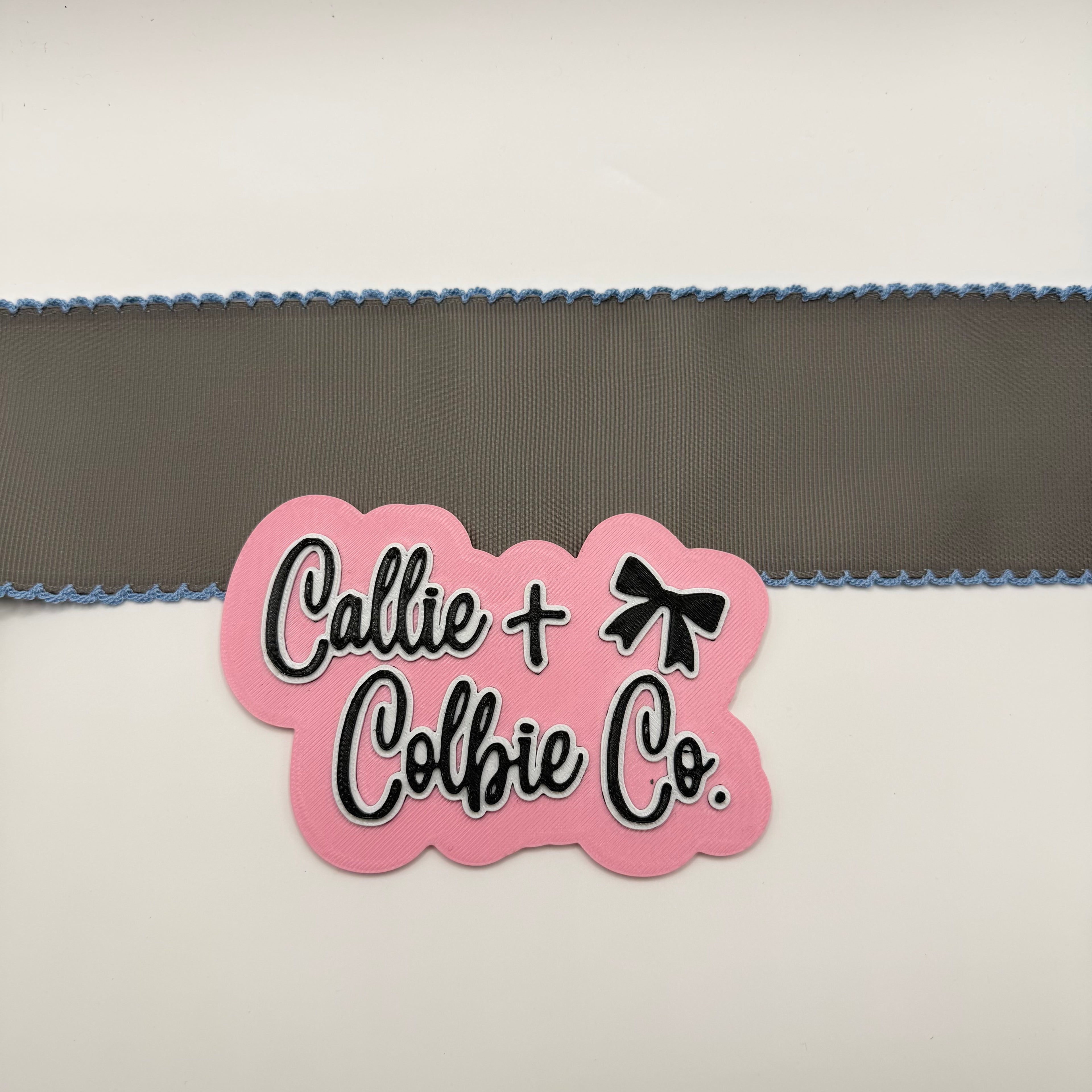 2.5 inch Moonstitch- Metal Grey/Bluebird