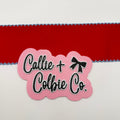 2.5 inch Moonstitch- Red/Bluebird