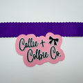 1.5 inch Wavy Edge- Purple
