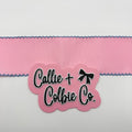 2.5 inch Moonstitch- Rose Pink/Bluebird