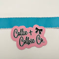 1.5 inch Moonstitch- Turquoise/White
