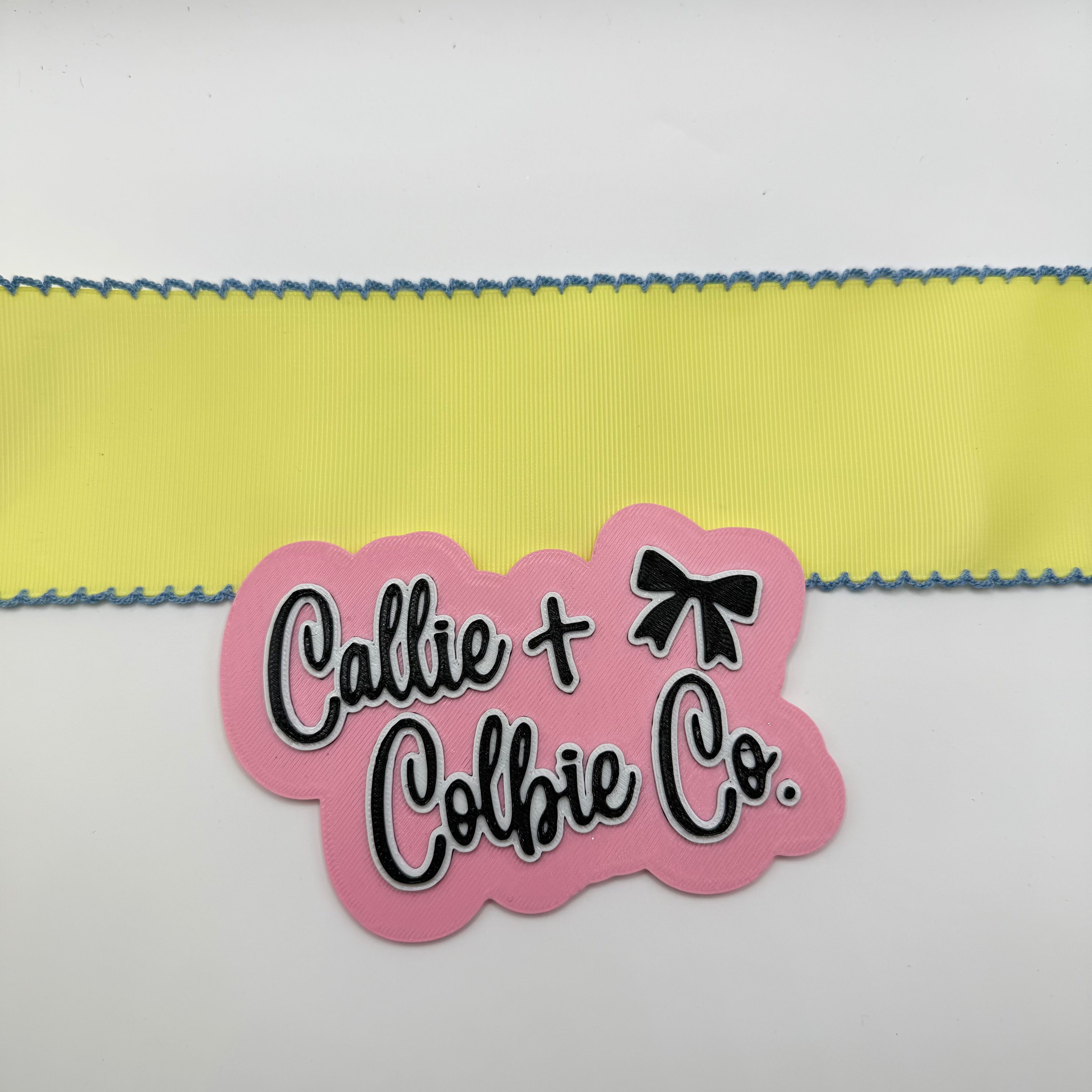 2.5 inch Moonstitch- Baby Maize/Bluebird