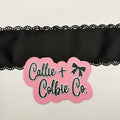 3 inch Eyelet Scalloped- Black